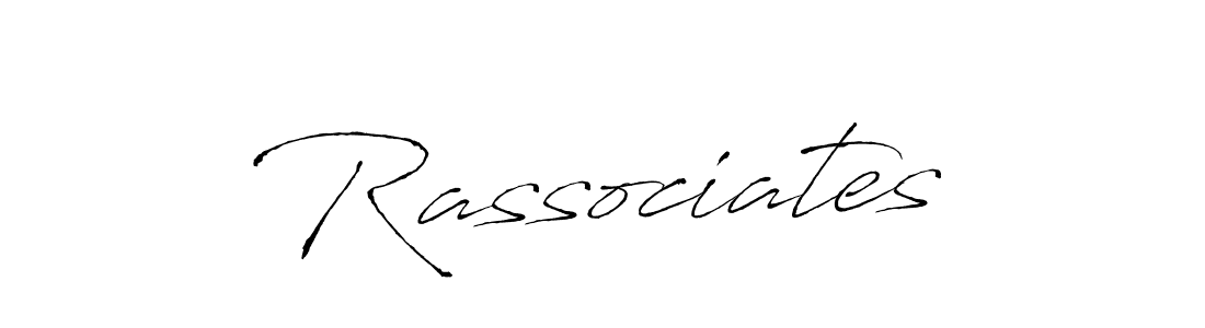 How to make Rassociates signature? Antro_Vectra is a professional autograph style. Create handwritten signature for Rassociates name. Rassociates signature style 6 images and pictures png