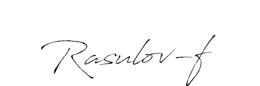 Design your own signature with our free online signature maker. With this signature software, you can create a handwritten (Antro_Vectra) signature for name Rasulov-f. Rasulov-f signature style 6 images and pictures png