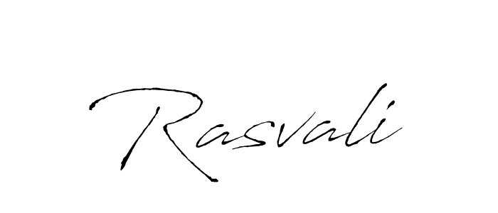 Make a beautiful signature design for name Rasvali. With this signature (Antro_Vectra) style, you can create a handwritten signature for free. Rasvali signature style 6 images and pictures png