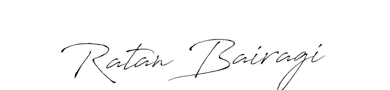 Make a beautiful signature design for name Ratan Bairagi. With this signature (Antro_Vectra) style, you can create a handwritten signature for free. Ratan Bairagi signature style 6 images and pictures png