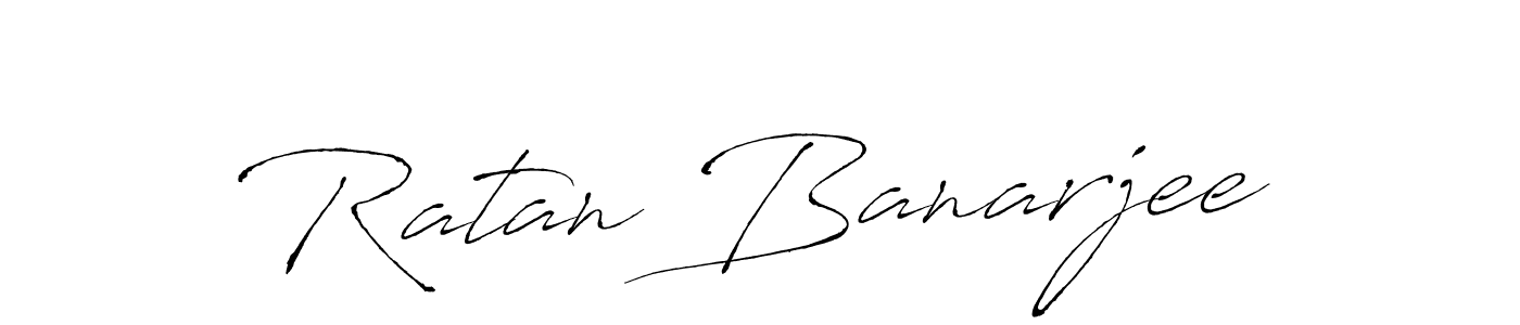 Create a beautiful signature design for name Ratan Banarjee. With this signature (Antro_Vectra) fonts, you can make a handwritten signature for free. Ratan Banarjee signature style 6 images and pictures png