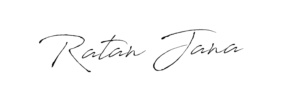 Design your own signature with our free online signature maker. With this signature software, you can create a handwritten (Antro_Vectra) signature for name Ratan Jana. Ratan Jana signature style 6 images and pictures png