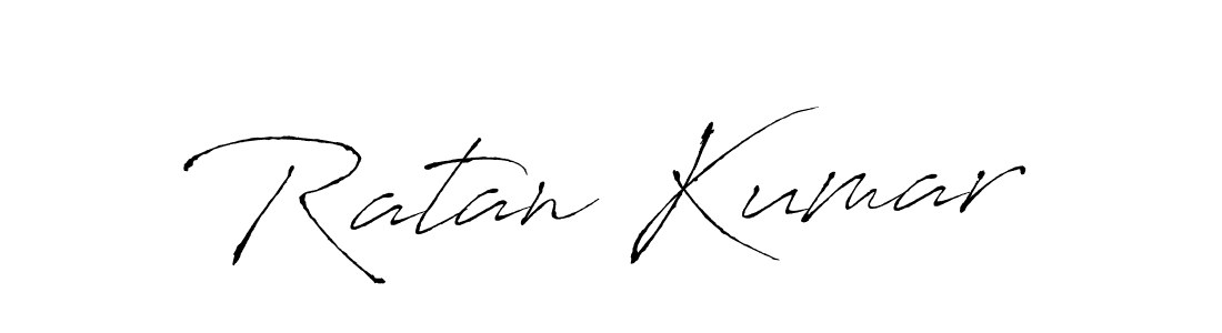 Make a beautiful signature design for name Ratan Kumar. With this signature (Antro_Vectra) style, you can create a handwritten signature for free. Ratan Kumar signature style 6 images and pictures png