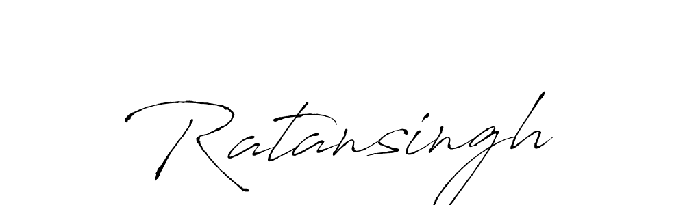 Design your own signature with our free online signature maker. With this signature software, you can create a handwritten (Antro_Vectra) signature for name Ratansingh. Ratansingh signature style 6 images and pictures png