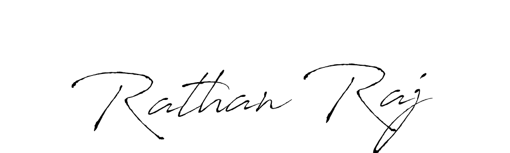How to make Rathan Raj name signature. Use Antro_Vectra style for creating short signs online. This is the latest handwritten sign. Rathan Raj signature style 6 images and pictures png