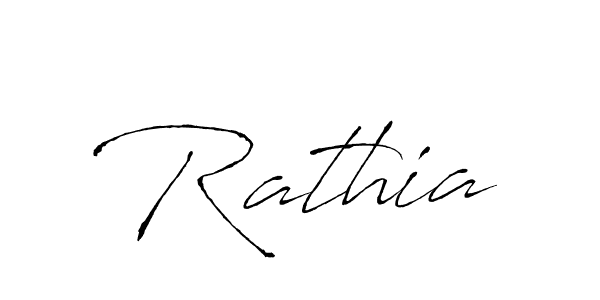 Create a beautiful signature design for name Rathia. With this signature (Antro_Vectra) fonts, you can make a handwritten signature for free. Rathia signature style 6 images and pictures png