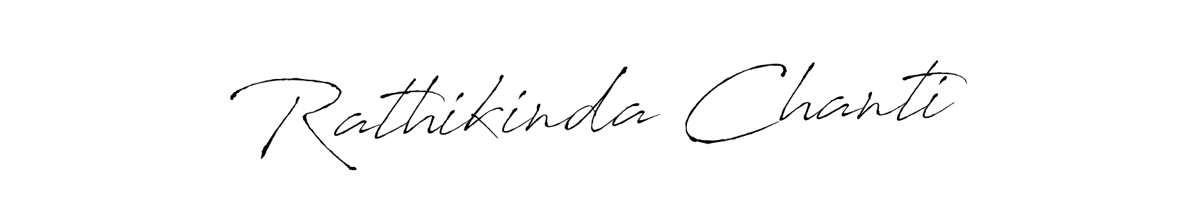 How to make Rathikinda Chanti signature? Antro_Vectra is a professional autograph style. Create handwritten signature for Rathikinda Chanti name. Rathikinda Chanti signature style 6 images and pictures png