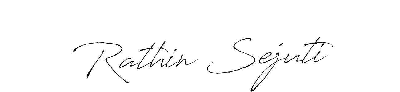 Use a signature maker to create a handwritten signature online. With this signature software, you can design (Antro_Vectra) your own signature for name Rathin Sejuti. Rathin Sejuti signature style 6 images and pictures png