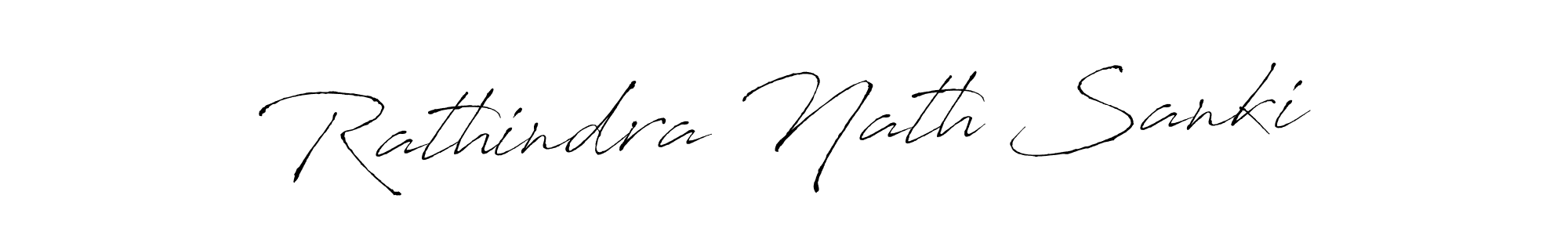 Also we have Rathindra Nath Sanki name is the best signature style. Create professional handwritten signature collection using Antro_Vectra autograph style. Rathindra Nath Sanki signature style 6 images and pictures png