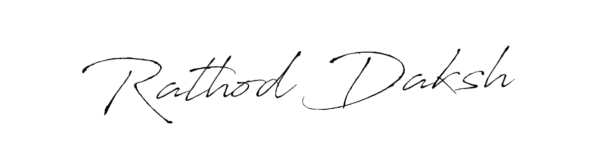 It looks lik you need a new signature style for name Rathod Daksh. Design unique handwritten (Antro_Vectra) signature with our free signature maker in just a few clicks. Rathod Daksh signature style 6 images and pictures png