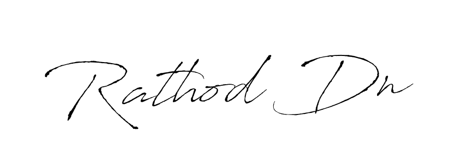 Rathod Dn stylish signature style. Best Handwritten Sign (Antro_Vectra) for my name. Handwritten Signature Collection Ideas for my name Rathod Dn. Rathod Dn signature style 6 images and pictures png