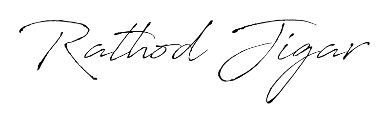 A dynamic signature style for Rathod Jigar using Antro_Vectra script. Designed to look authentic, handwritten, and professional. Rathod Jigar signature style 6 images and pictures png