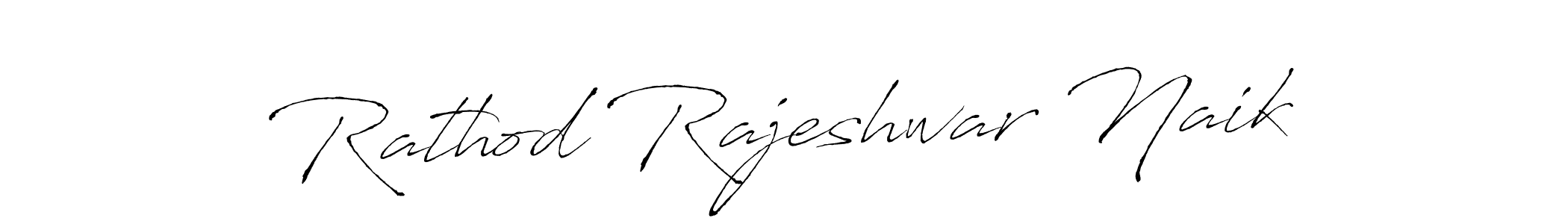 Design your own signature with our free online signature maker. With this signature software, you can create a handwritten (Antro_Vectra) signature for name Rathod Rajeshwar Naik. Rathod Rajeshwar Naik signature style 6 images and pictures png