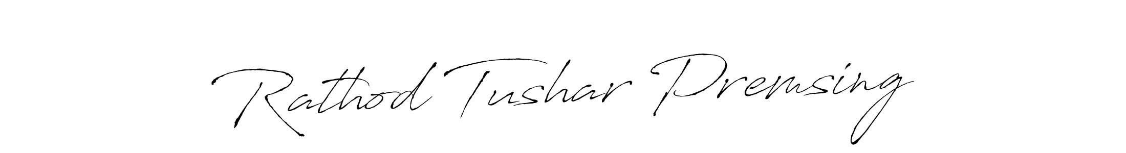 Design your own signature with our free online signature maker. With this signature software, you can create a handwritten (Antro_Vectra) signature for name Rathod Tushar Premsing. Rathod Tushar Premsing signature style 6 images and pictures png