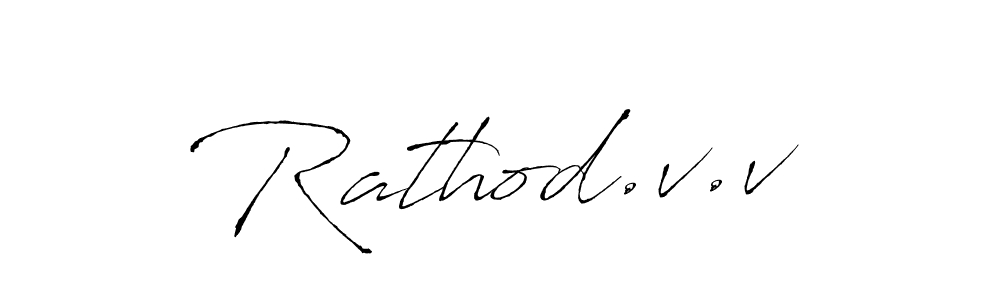 The best way (Antro_Vectra) to make a short signature is to pick only two or three words in your name. The name Rathod.v.v include a total of six letters. For converting this name. Rathod.v.v signature style 6 images and pictures png