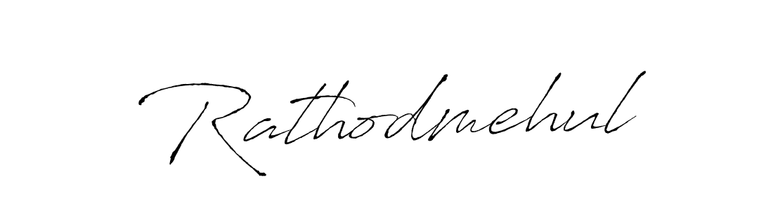 How to make Rathodmehul name signature. Use Antro_Vectra style for creating short signs online. This is the latest handwritten sign. Rathodmehul signature style 6 images and pictures png