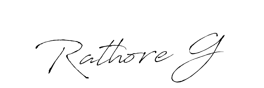 Also we have Rathore G name is the best signature style. Create professional handwritten signature collection using Antro_Vectra autograph style. Rathore G signature style 6 images and pictures png