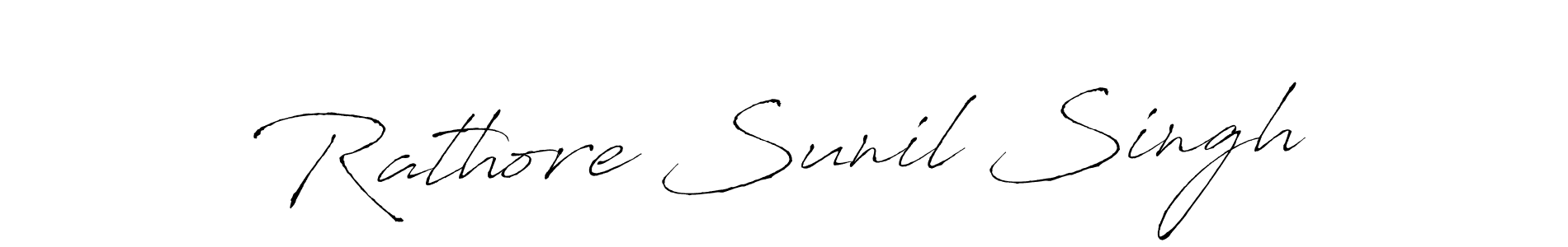 Also we have Rathore Sunil Singh name is the best signature style. Create professional handwritten signature collection using Antro_Vectra autograph style. Rathore Sunil Singh signature style 6 images and pictures png