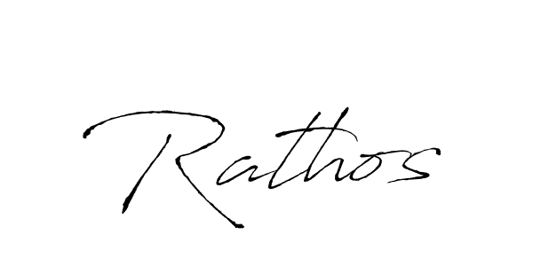 Make a beautiful signature design for name Rathos. Use this online signature maker to create a handwritten signature for free. Rathos signature style 6 images and pictures png