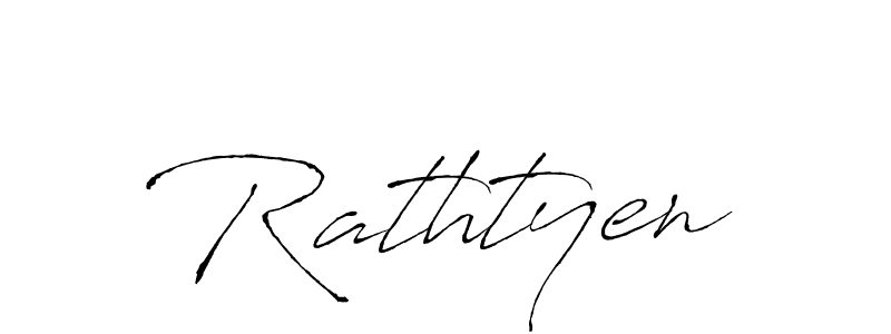 Make a beautiful signature design for name Rathtyen. With this signature (Antro_Vectra) style, you can create a handwritten signature for free. Rathtyen signature style 6 images and pictures png