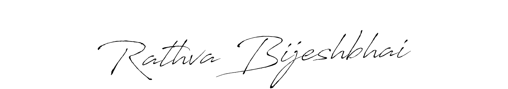 Make a beautiful signature design for name Rathva Bijeshbhai. With this signature (Antro_Vectra) style, you can create a handwritten signature for free. Rathva Bijeshbhai signature style 6 images and pictures png