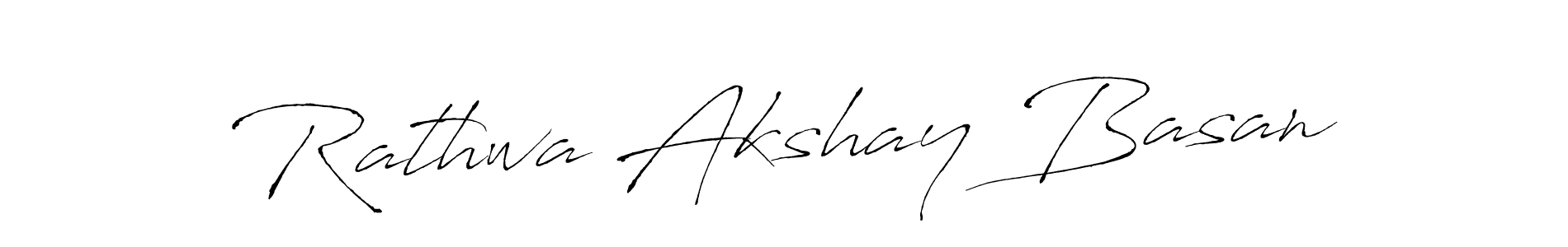 Make a short Rathwa Akshay Basan signature style. Manage your documents anywhere anytime using Antro_Vectra. Create and add eSignatures, submit forms, share and send files easily. Rathwa Akshay Basan signature style 6 images and pictures png
