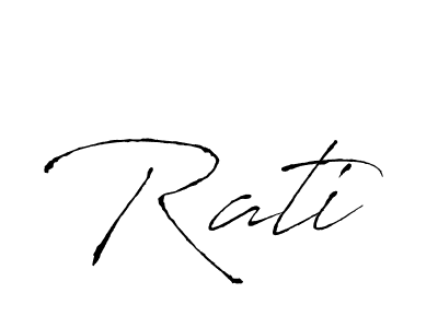 Create a beautiful signature design for name Rati. With this signature (Antro_Vectra) fonts, you can make a handwritten signature for free. Rati signature style 6 images and pictures png