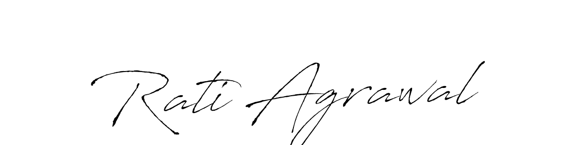 Antro_Vectra is a professional signature style that is perfect for those who want to add a touch of class to their signature. It is also a great choice for those who want to make their signature more unique. Get Rati Agrawal name to fancy signature for free. Rati Agrawal signature style 6 images and pictures png