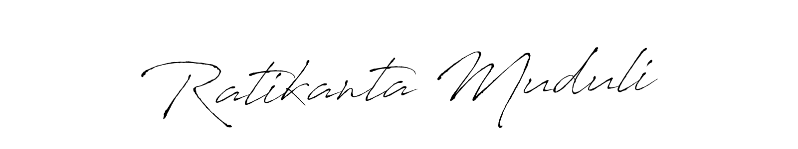 It looks lik you need a new signature style for name Ratikanta Muduli. Design unique handwritten (Antro_Vectra) signature with our free signature maker in just a few clicks. Ratikanta Muduli signature style 6 images and pictures png