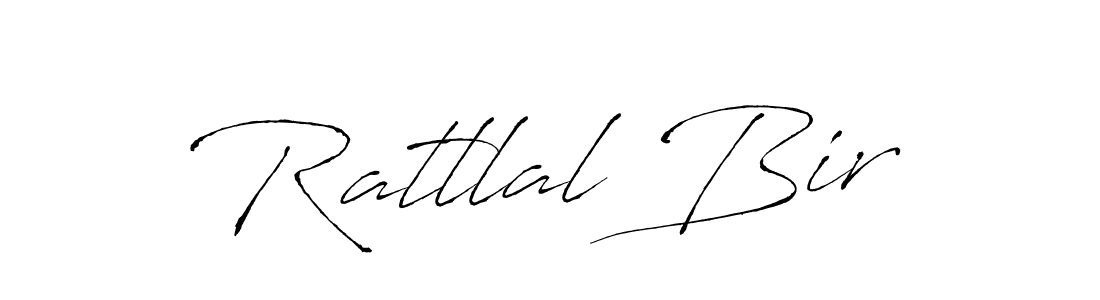 Make a beautiful signature design for name Ratllal Bir. With this signature (Antro_Vectra) style, you can create a handwritten signature for free. Ratllal Bir signature style 6 images and pictures png