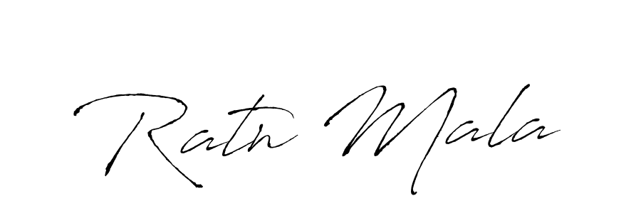 Antro_Vectra is a professional signature style that is perfect for those who want to add a touch of class to their signature. It is also a great choice for those who want to make their signature more unique. Get Ratn Mala name to fancy signature for free. Ratn Mala signature style 6 images and pictures png