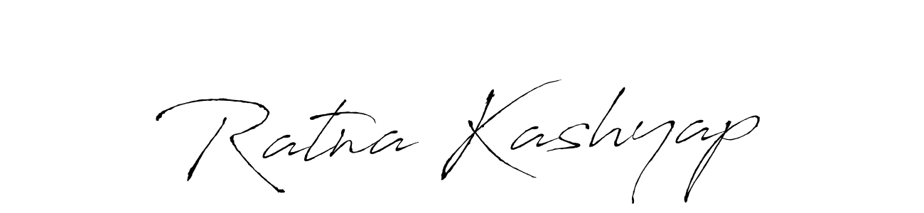 How to make Ratna Kashyap signature? Antro_Vectra is a professional autograph style. Create handwritten signature for Ratna Kashyap name. Ratna Kashyap signature style 6 images and pictures png