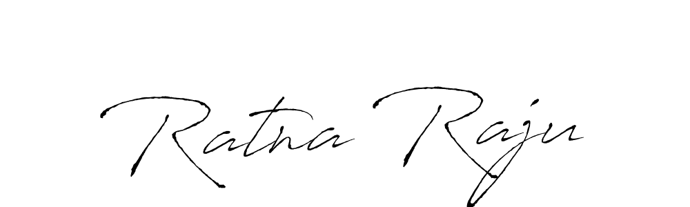 Ratna Raju stylish signature style. Best Handwritten Sign (Antro_Vectra) for my name. Handwritten Signature Collection Ideas for my name Ratna Raju. Ratna Raju signature style 6 images and pictures png