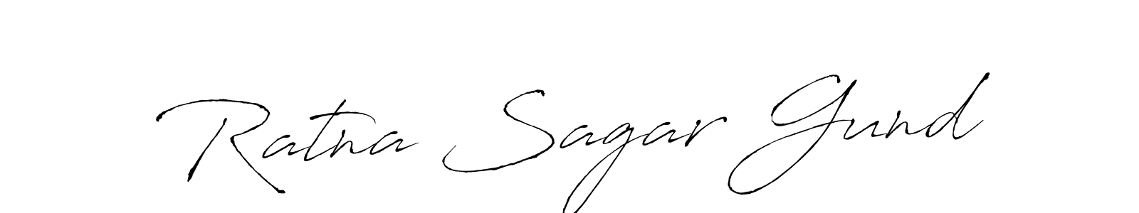 Also You can easily find your signature by using the search form. We will create Ratna Sagar Gund name handwritten signature images for you free of cost using Antro_Vectra sign style. Ratna Sagar Gund signature style 6 images and pictures png
