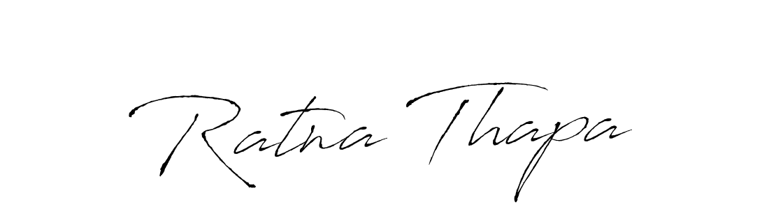 Use a signature maker to create a handwritten signature online. With this signature software, you can design (Antro_Vectra) your own signature for name Ratna Thapa. Ratna Thapa signature style 6 images and pictures png