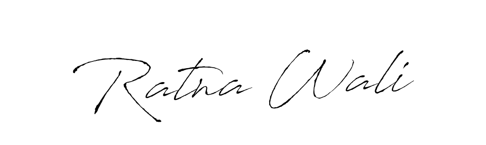 Make a beautiful signature design for name Ratna Wali. With this signature (Antro_Vectra) style, you can create a handwritten signature for free. Ratna Wali signature style 6 images and pictures png