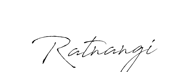 Make a beautiful signature design for name Ratnangi. With this signature (Antro_Vectra) style, you can create a handwritten signature for free. Ratnangi signature style 6 images and pictures png