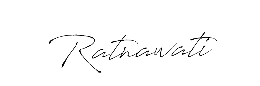 Design your own signature with our free online signature maker. With this signature software, you can create a handwritten (Antro_Vectra) signature for name Ratnawati. Ratnawati signature style 6 images and pictures png