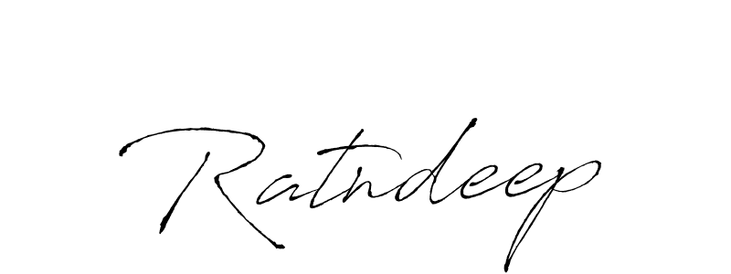 Create a beautiful signature design for name Ratndeep. With this signature (Antro_Vectra) fonts, you can make a handwritten signature for free. Ratndeep signature style 6 images and pictures png