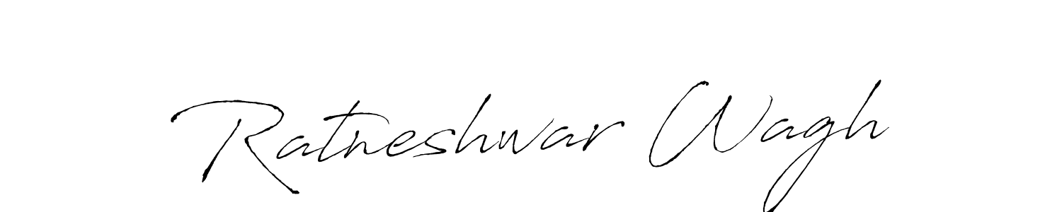 Design your own signature with our free online signature maker. With this signature software, you can create a handwritten (Antro_Vectra) signature for name Ratneshwar Wagh. Ratneshwar Wagh signature style 6 images and pictures png