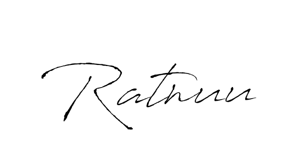 if you are searching for the best signature style for your name Ratnuu. so please give up your signature search. here we have designed multiple signature styles  using Antro_Vectra. Ratnuu signature style 6 images and pictures png