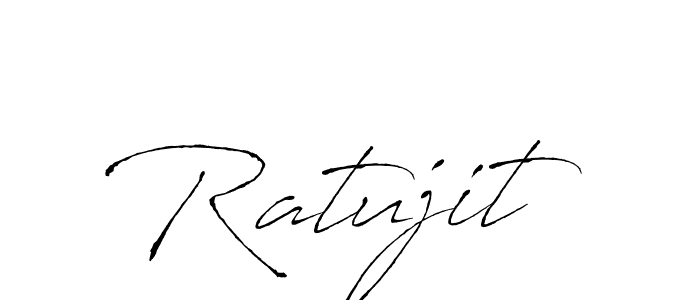 You should practise on your own different ways (Antro_Vectra) to write your name (Ratujit) in signature. don't let someone else do it for you. Ratujit signature style 6 images and pictures png