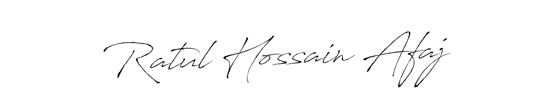 Make a beautiful signature design for name Ratul Hossain Afaj. With this signature (Antro_Vectra) style, you can create a handwritten signature for free. Ratul Hossain Afaj signature style 6 images and pictures png