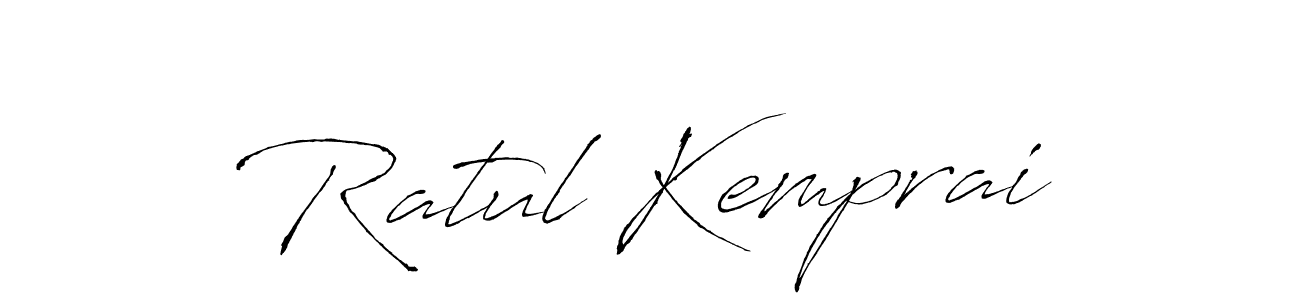 You should practise on your own different ways (Antro_Vectra) to write your name (Ratul Kemprai) in signature. don't let someone else do it for you. Ratul Kemprai signature style 6 images and pictures png