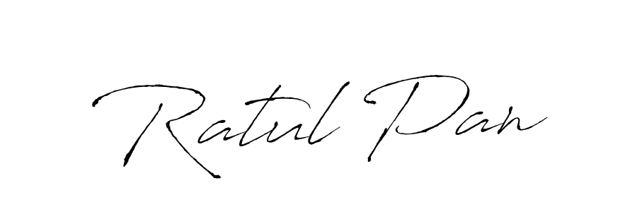 Create a beautiful signature design for name Ratul Pan. With this signature (Antro_Vectra) fonts, you can make a handwritten signature for free. Ratul Pan signature style 6 images and pictures png