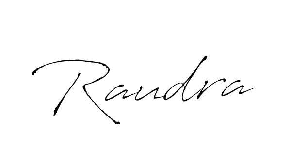 How to make Raudra name signature. Use Antro_Vectra style for creating short signs online. This is the latest handwritten sign. Raudra signature style 6 images and pictures png