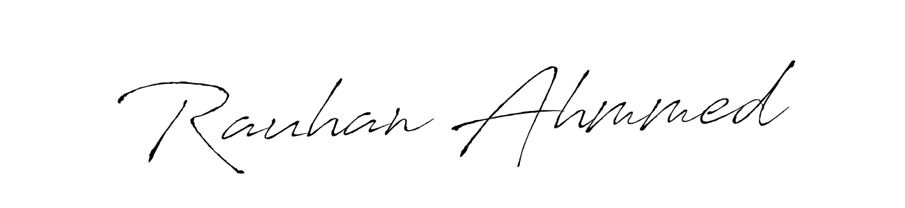 It looks lik you need a new signature style for name Rauhan Ahmmed. Design unique handwritten (Antro_Vectra) signature with our free signature maker in just a few clicks. Rauhan Ahmmed signature style 6 images and pictures png