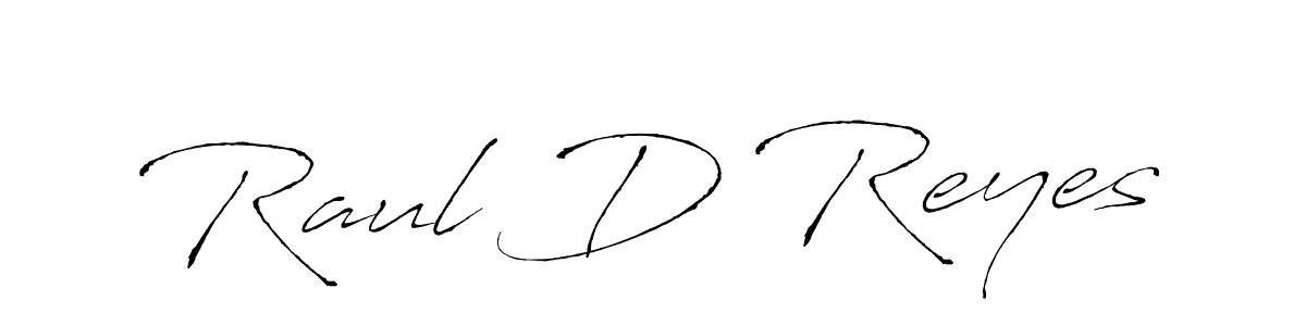 How to make Raul D Reyes name signature. Use Antro_Vectra style for creating short signs online. This is the latest handwritten sign. Raul D Reyes signature style 6 images and pictures png