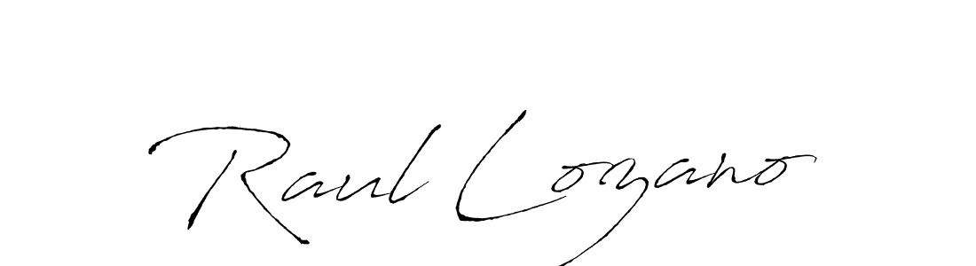 Also we have Raul Lozano name is the best signature style. Create professional handwritten signature collection using Antro_Vectra autograph style. Raul Lozano signature style 6 images and pictures png