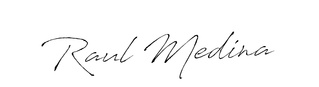 The best way (Antro_Vectra) to make a short signature is to pick only two or three words in your name. The name Raul Medina include a total of six letters. For converting this name. Raul Medina signature style 6 images and pictures png